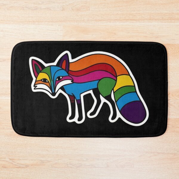 Item preview, RAINBOW Fox designed and sold by AlinaSCorner.