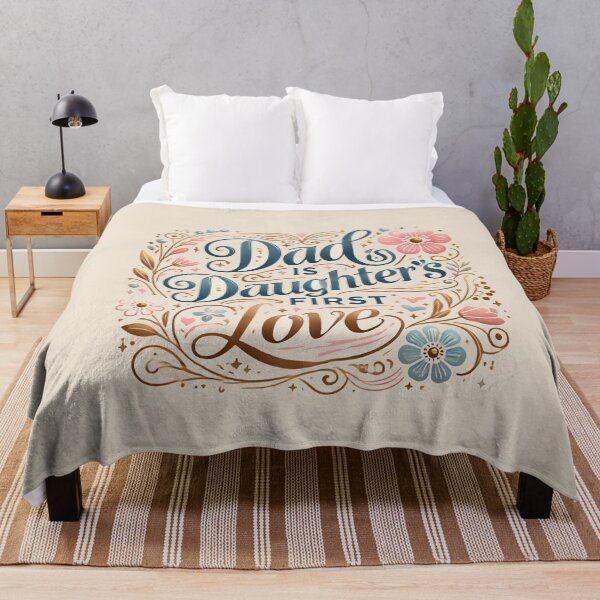 Item preview, Dad is daughter first love design in an attractive and cute way designed and sold by Dokak Shop.