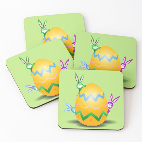 Item preview, Easter bunnies with egg designed and sold by LuisaVenturoli.
