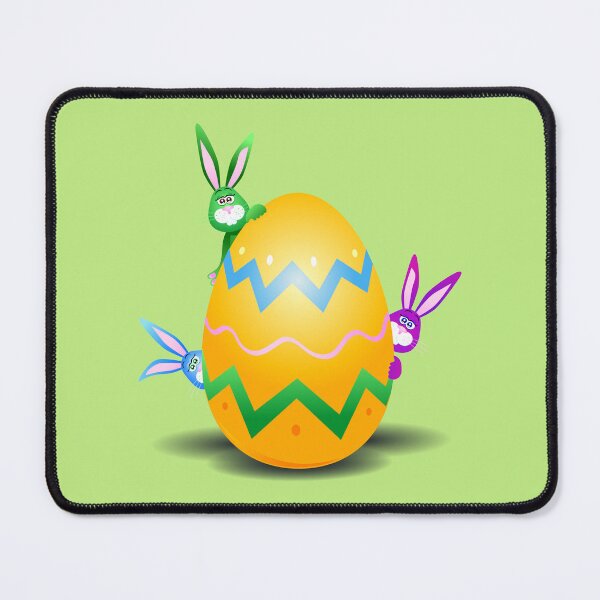 Item preview, Easter bunnies with egg designed and sold by LuisaVenturoli.