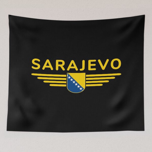 Item preview, Sarajevo Bosnia Fan T-Shirt designed and sold by ElvisU.
