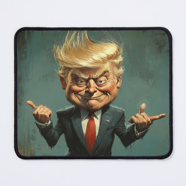 Item preview, The Most Famous Donald Satirical Caricature Art designed and sold by GrinGalore.