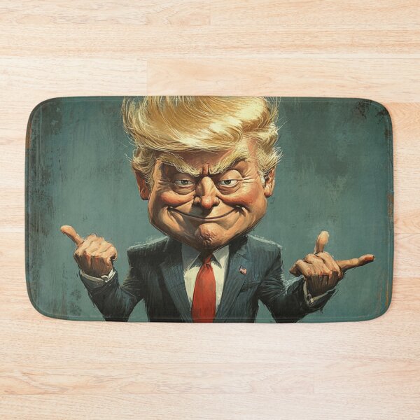 Item preview, The Most Famous Donald Satirical Caricature Art designed and sold by GrinGalore.