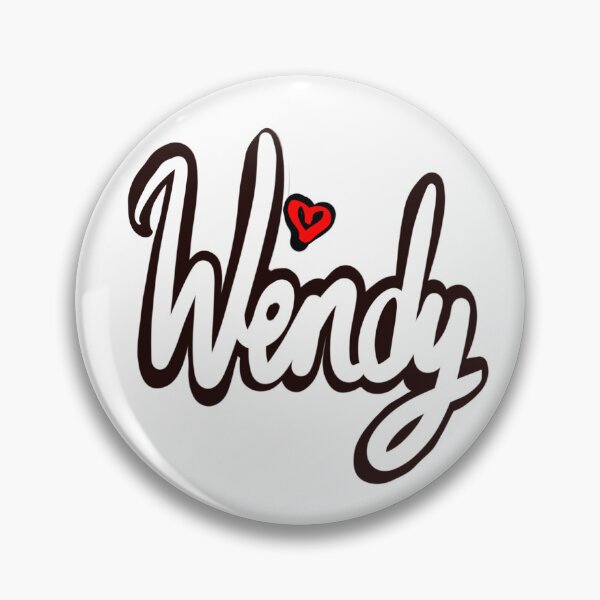 Item preview, Wendy popular girls first name in white with red heart. Personalized personalised customised name Wendy designed and sold by Artonmytee.