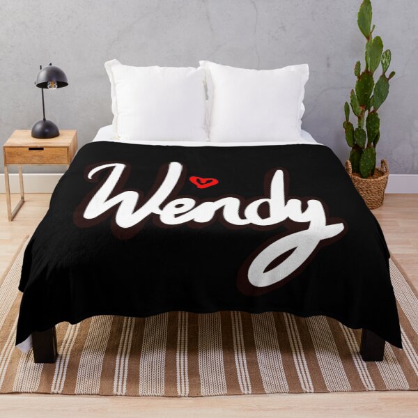 Item preview, Wendy popular girls first name in white with red heart. Personalized personalised customised name Wendy designed and sold by Artonmytee.
