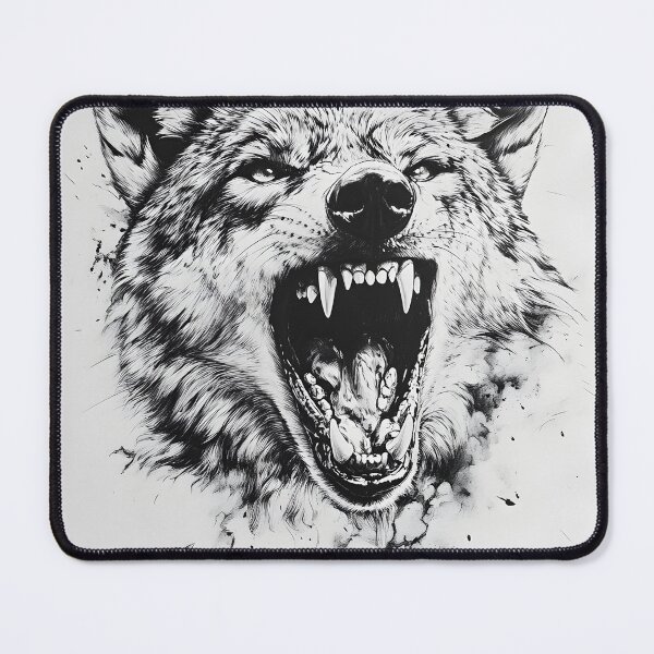Item preview, Realistic Wolf pencil drawing designed and sold by Pencil-Art.