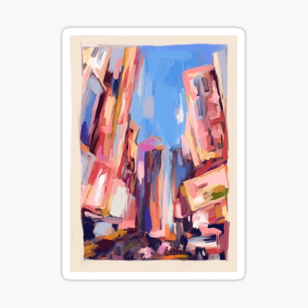 Item preview, Lights of Times Square Print designed and sold by art-by-andie.