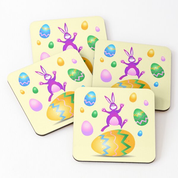 Item preview, Happy bunny with Easter eggs designed and sold by LuisaVenturoli.