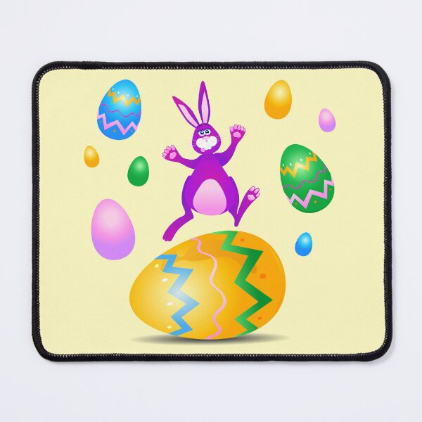 Item preview, Happy bunny with Easter eggs designed and sold by LuisaVenturoli.