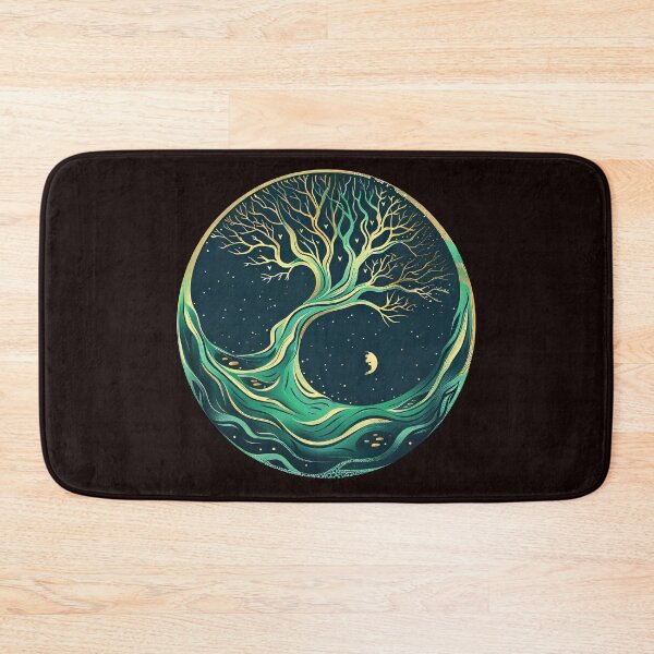 Item preview, Mystical Tree of Life Under Moonlit Sky designed and sold by EmiBarDesign.