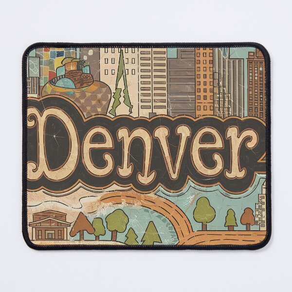 Item preview, Denver Whimsical City Life Abstract Vintage Zentangle Art designed and sold by Witty Shirts.