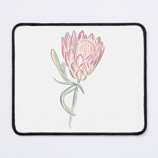 Item preview, Early Autumn Protea - White Background designed and sold by Onyx Swan Art.