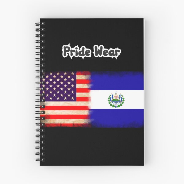 Item preview,  US Flag and El Salvador Flag Pride Wear Design designed and sold by LovelyHappyGift.