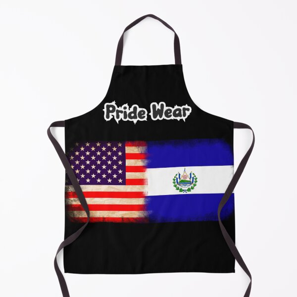 Item preview, US Flag and El Salvador Flag Pride Wear Design designed and sold by LovelyHappyGift.