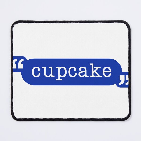 Item preview,  Nickname Cupcake Sticker Blue designed and sold by Studio Xync.