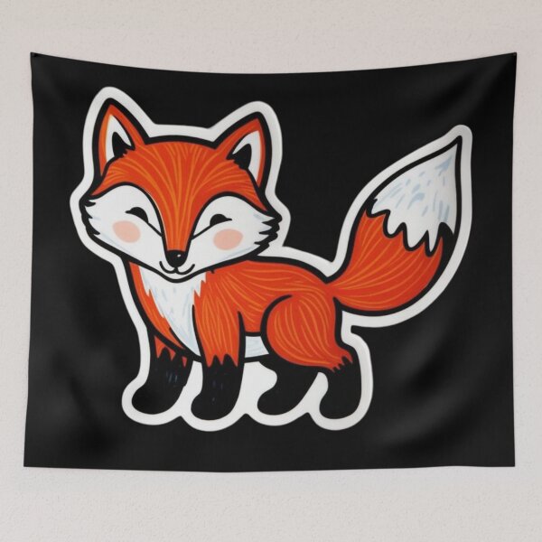 Item preview, Cute tiny Fox designed and sold by AlinaSCorner.