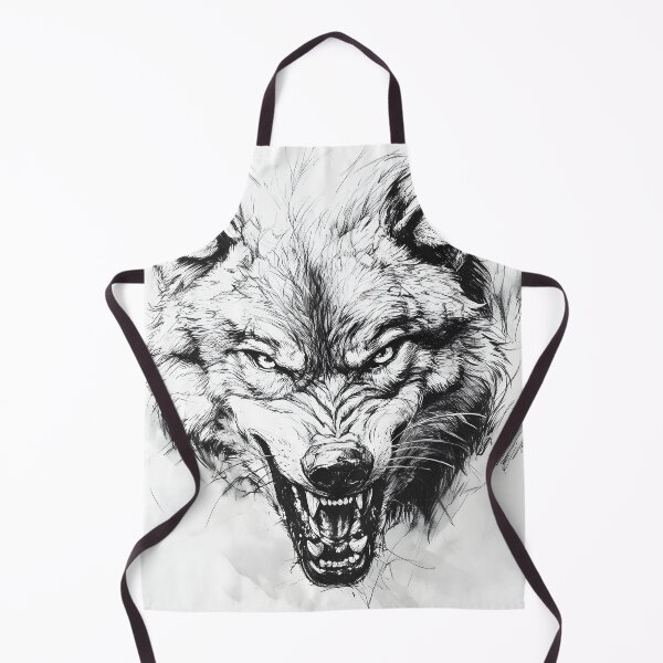 Item preview, Realistic Wolf pencil drawing designed and sold by Pencil-Art.