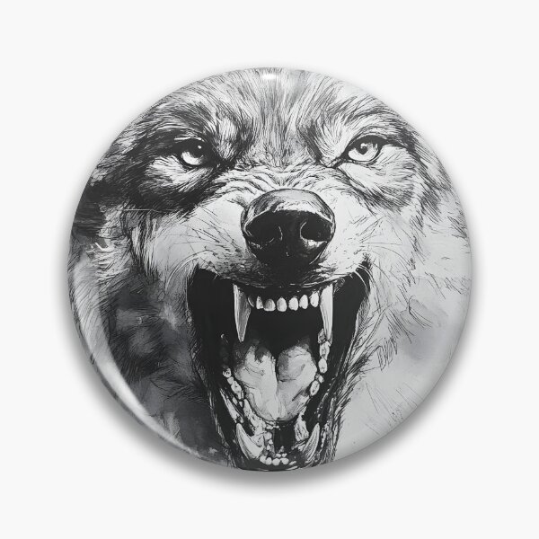 Item preview, Realistic Wolf pencil drawing  designed and sold by Pencil-Art.
