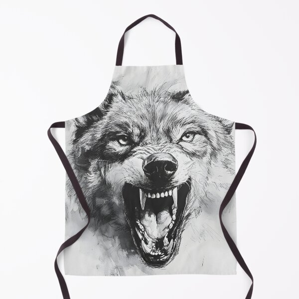 Item preview, Realistic Wolf pencil drawing designed and sold by Pencil-Art.