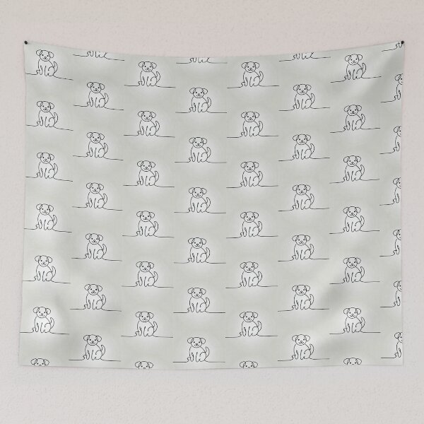 Item preview, Dog line drawing designed and sold by SimpleSafari.