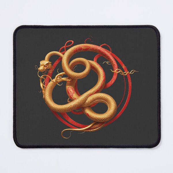 Item preview, Entwined Golden Serpent, Ideal for Chinese New Year designed and sold by Indoni.