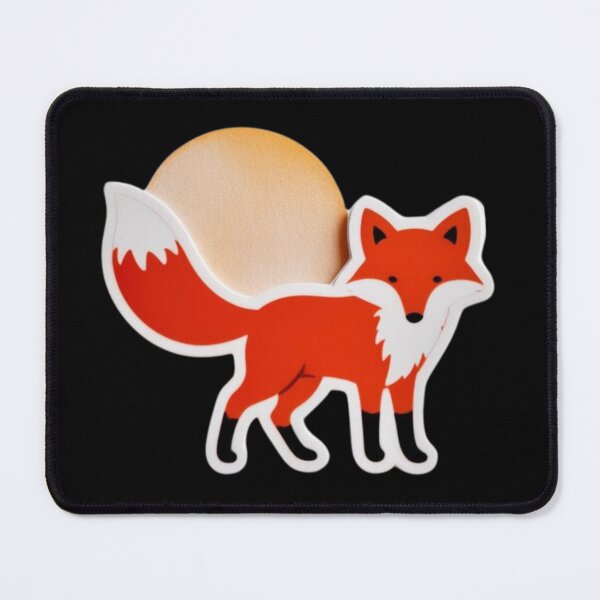 Item preview, Simple Red Fox with the Sun behind  designed and sold by AlinaSCorner.