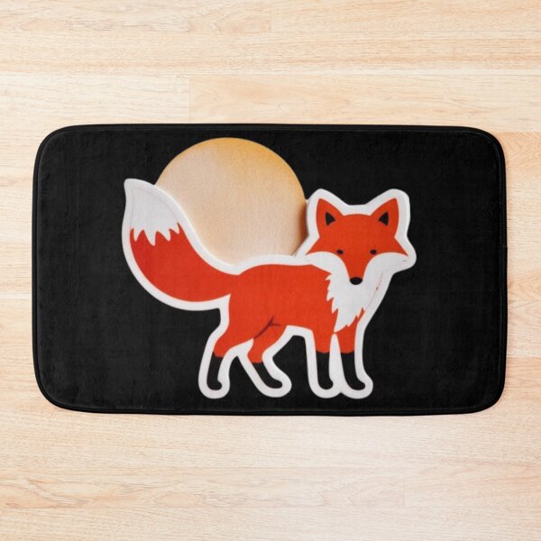 Item preview, Simple Red Fox with the Sun behind  designed and sold by AlinaSCorner.