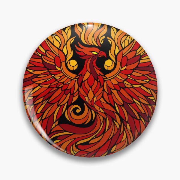 Item preview, Stained glass phoenix  designed and sold by SpectrumShine.