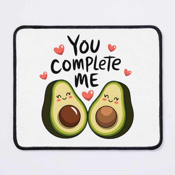 Item preview, You Complete Me Avocado Couple Design designed and sold by ZetaDream.