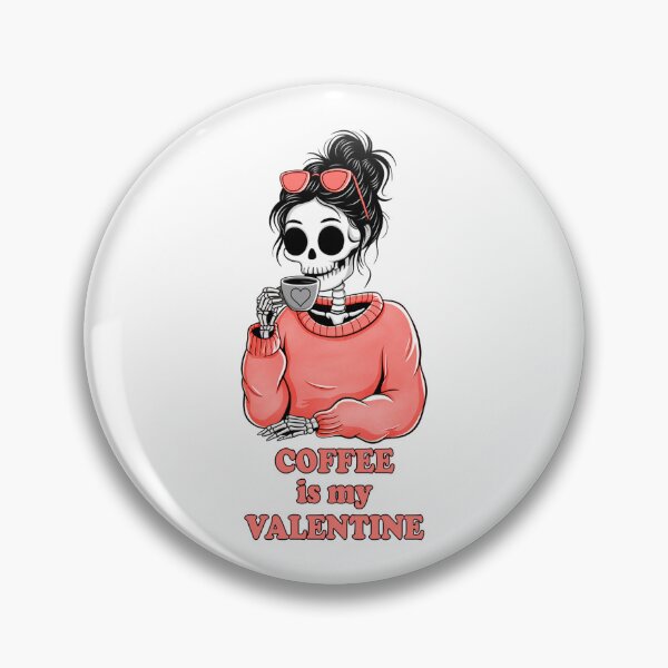 Artikelvorschau, Skelett Kaffee ist mein Valentinsgruß Lustige Valentinstag Frauen entworfen und verkauft von Blok45.