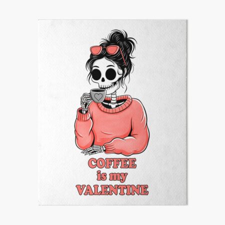 Artikel-Vorschau von Skelett Kaffee ist mein Valentinsgruß Lustige Valentinstag Frauen, designt und verkauft von Blok45.