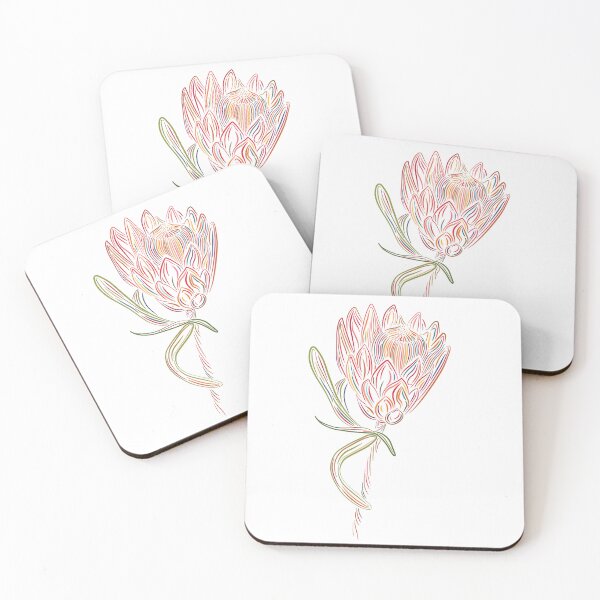 Item preview, Evening Autumn Protea designed and sold by Onyx Swan Art.