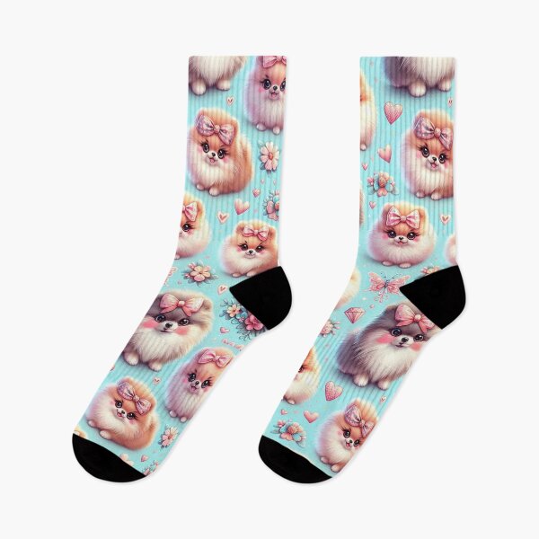 Item preview, Adorable Fluffy Pomeranians Dogs designed and sold by Wags & Tails.