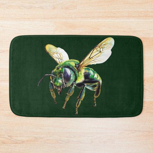 Item preview, Vibrant Green Orchid Bee designed and sold by Paalokas.