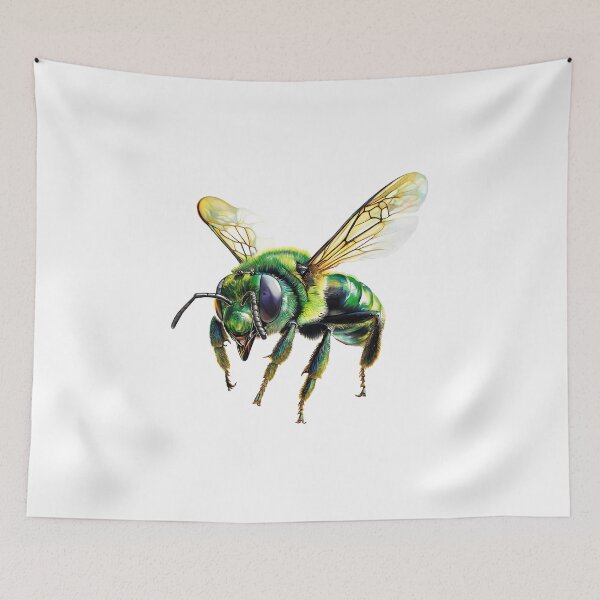 Item preview, Vibrant Green Orchid Bee designed and sold by Paalokas.