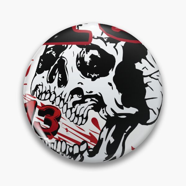 Item preview, 13 series skull hipster skulls old school number version black 702 M designed and sold by Achille3777.