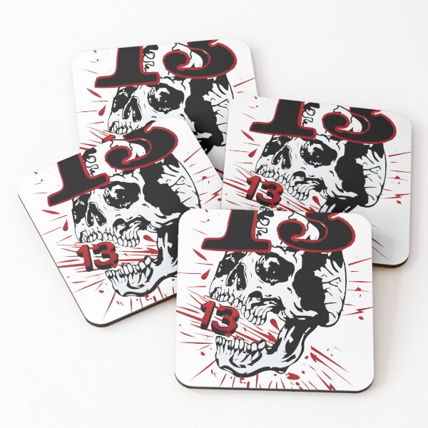 Item preview, 13 series skull hipster skulls old school number version black 702 M designed and sold by Achille3777.