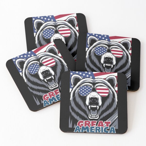 Item preview,  Symbol of freedom, Freedom, Majestic Bear, Independece Day, American Bear, Grizzly designed and sold by KolorellaS.