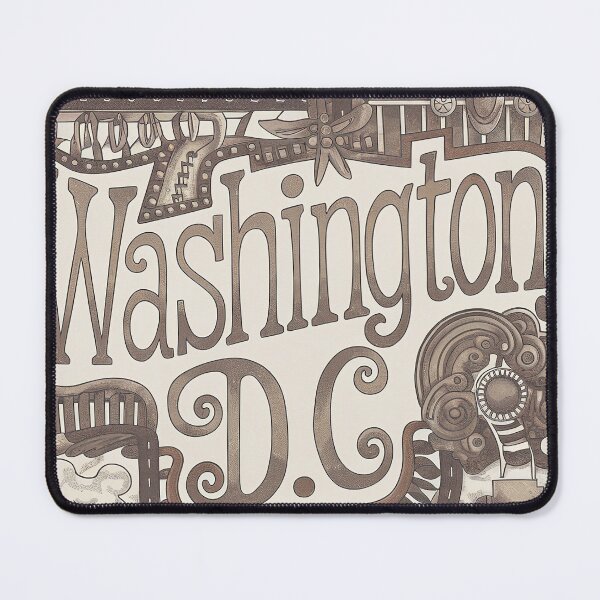 Item preview, Washington Whimsical City Life Abstract  Vintage Zentangle Art designed and sold by Witty Shirts.
