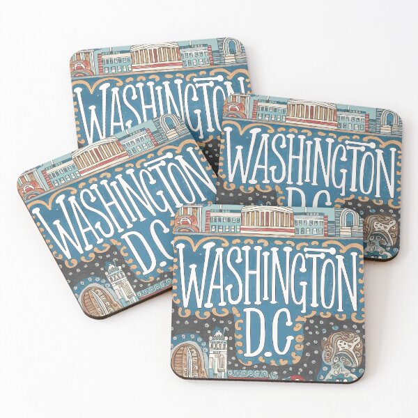 Item preview, Washington Whimsical City Life Abstract  Vintage Zentangle Art designed and sold by Witty Shirts.