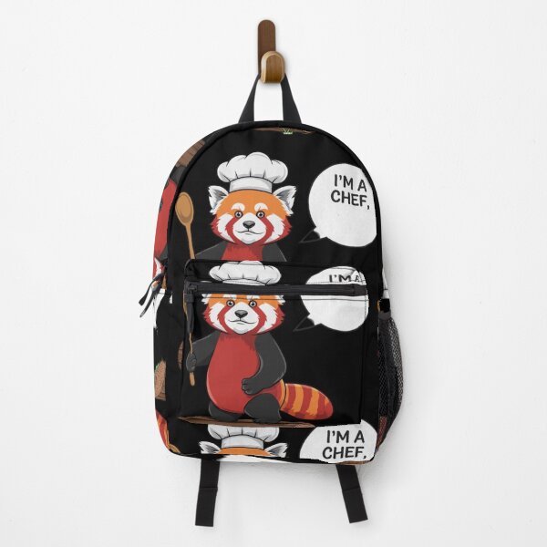 Item preview, Funny red panda chef designed and sold by DamioPolArt.