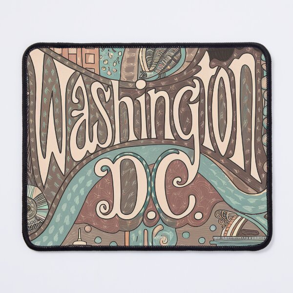 Item preview, Washington, D.C. Whimsical City Life Abstract Vintage Zentangle Art designed and sold by Witty Shirts.