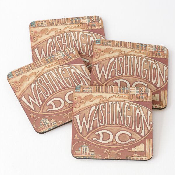 Item preview, Washington, D.C. Whimsical City Life Abstract Vintage Zentangle Art designed and sold by Witty Shirts.