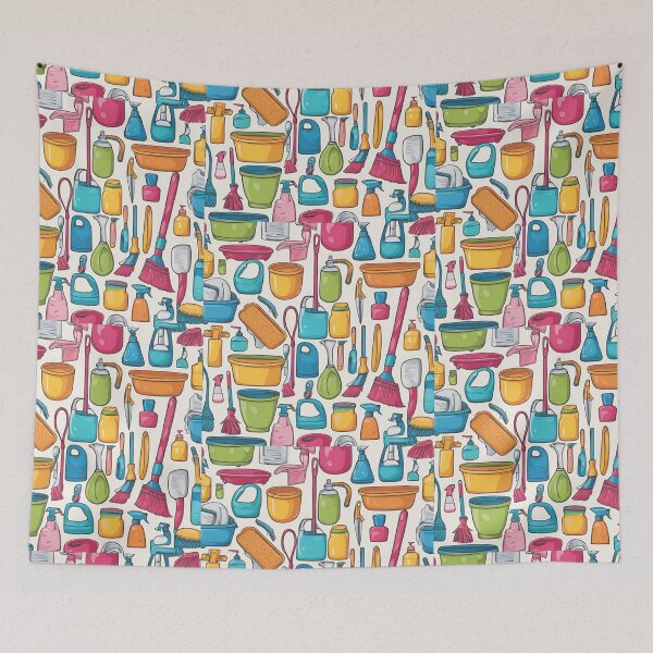 Item preview, Clean with Color: Vibrant Cleaning Supplies for a Happy Home designed and sold by stxaris.