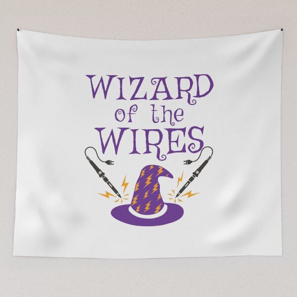 Item preview, Wizard of the Wires Electrician designed and sold by jaygo.