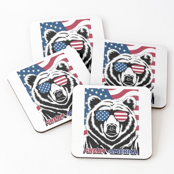 Item preview,   Symbol of freedom, Freedom, Majestic Bear, Independece Day, American Bear, Grizzly designed and sold by KolorellaS.