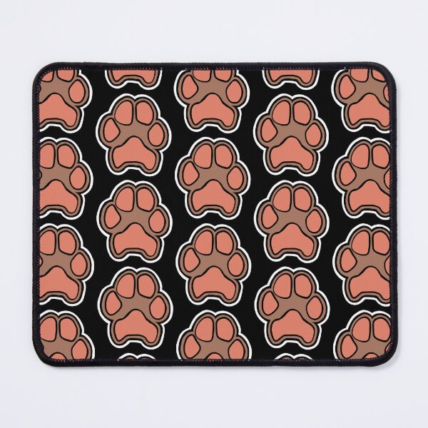 Item preview, Brown and Pink Dog Paw designed and sold by smooshpaw.