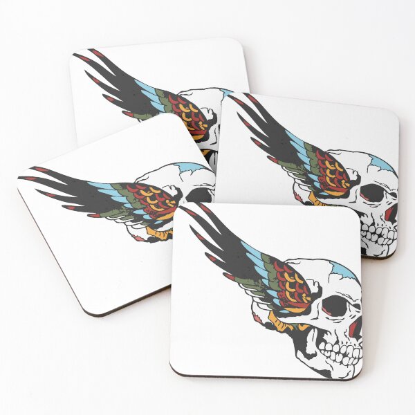 Item preview, skull wing old school wing 1310 B designed and sold by Achille3777.