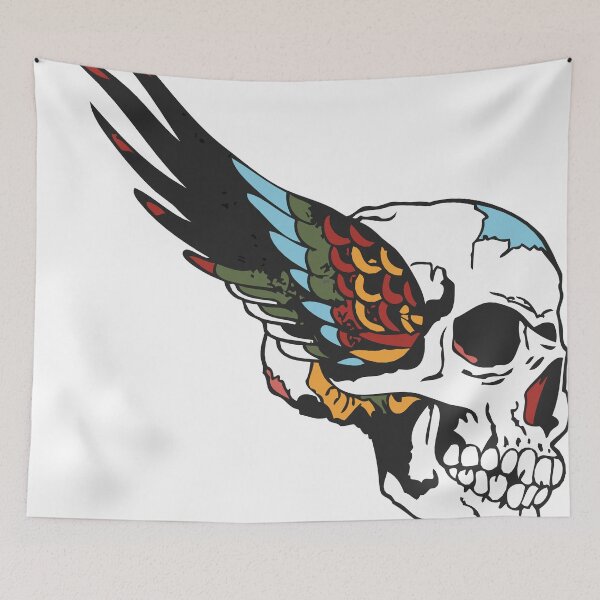 Item preview, skull wing old school wing 1310 B designed and sold by Achille3777.