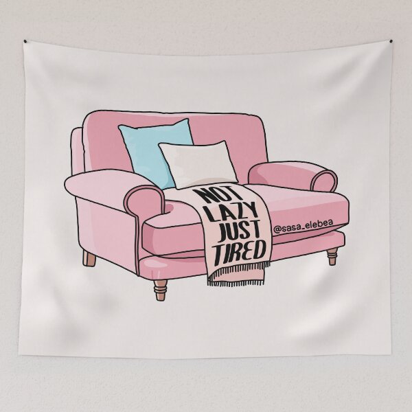 Item preview, Not lazy just tired by Sasa Elebea designed and sold by Sabrina Brugmann.